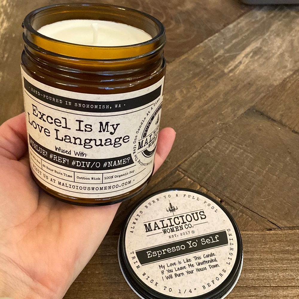 100% organic soy candle (NWT)